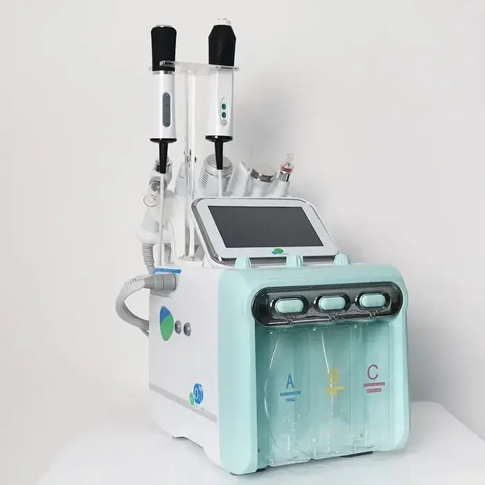 Appareil facial à bulles de CO2 pour le resserrement de la peau, oxygénation par bulles, aspiration