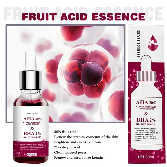 Sérum à l'acide de fruits salicVAC pour le visage
