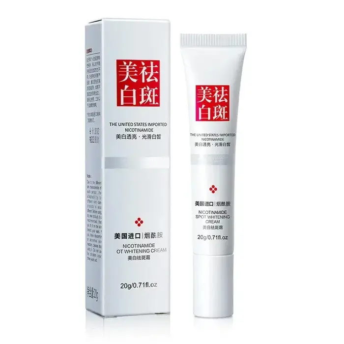 Crème blanchissante à la niacinamide pour le visage