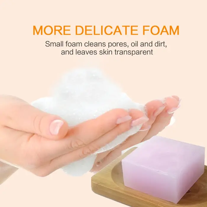 Savon rose fait main – Mousse riche pour un nettoyage en profondeur