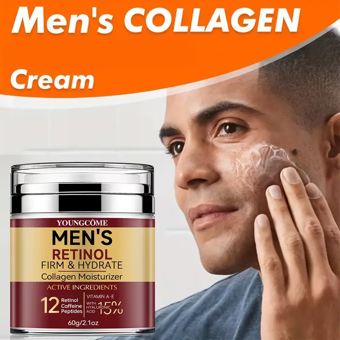 Crème pour le visage raffermissante au rétinol pour homme