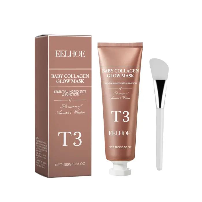 Masque peel off au collagène pour le visage, nettoyage en profondeur, hydratant, rétrécissement des