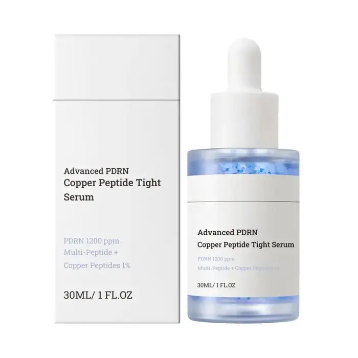 Sérum facial avancé au peptide de cuivre, raffermissant, liftant, élasticité de la peau, acide hyalu