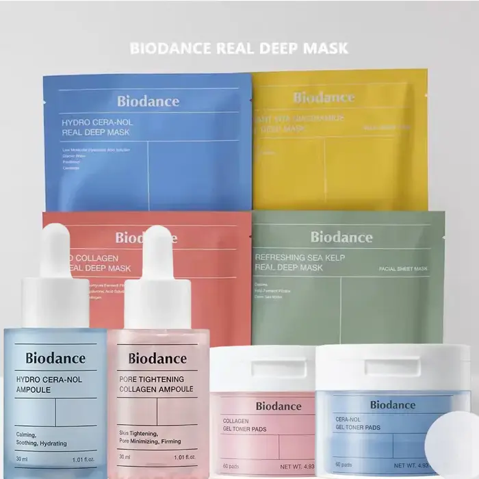 Masque Gel Hydratant Coréen au Bio-Collagène et Rétinol : Raffermissant, Améliore l'Élasticité de la Peau, Resserre les Pores, Répare la Barrière Cutanée, pour un Teint Éclatant