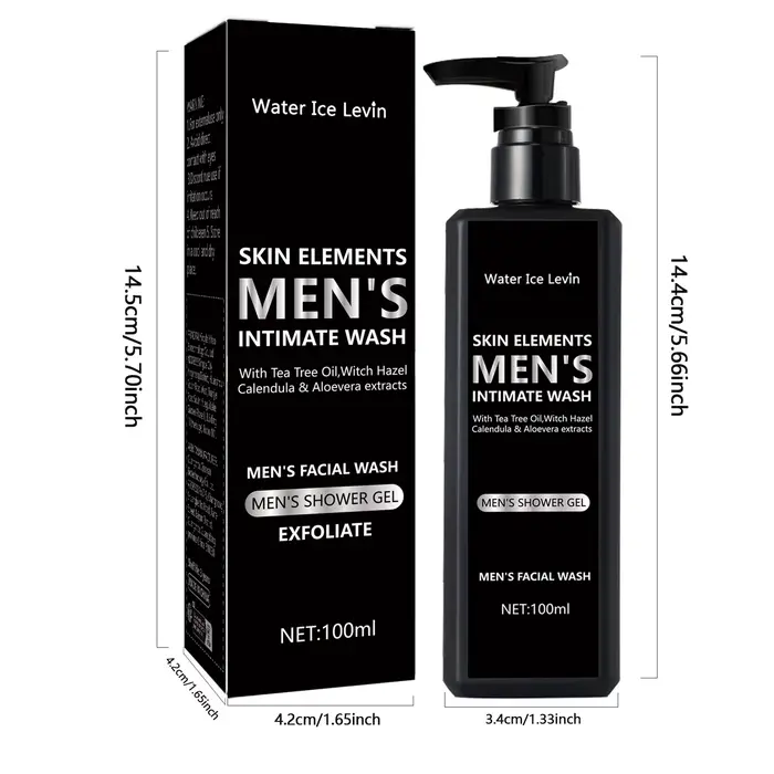 Nettoyant pour le visage pour hommes 100ML pour le nettoyage et le bain quotidiens