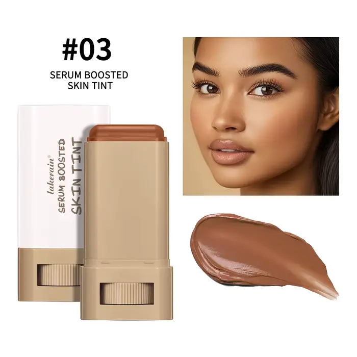 Bâton de teinte pour la peau, imperméable, nourrissant, solide, teinté, fond de teint, baume teinté 
