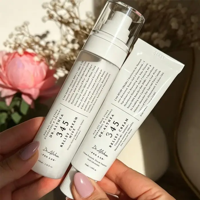 Crème et Brume Hydratante Dr.Althea 345 Relief 147 – Hydratation Intense et Éclaircissante – Produit de Soin Coréen Approuvé par les Célébrités