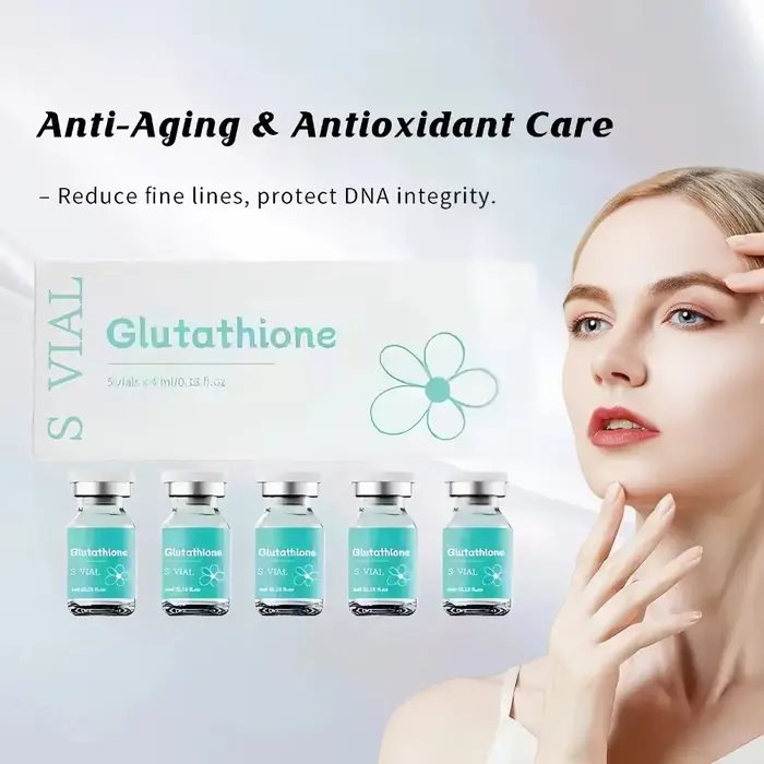 Essence d'ampoule éclaircissante au glutathion 4 ml × 5 - Sérum hydratant en profondeur pour l'élasticité de la peau