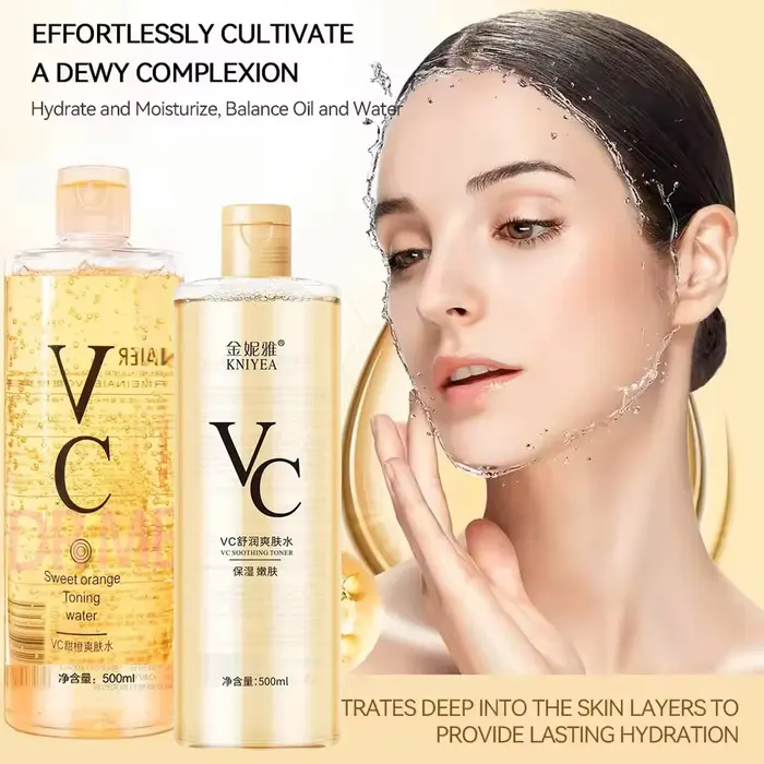 FONCE Toner Vitamine C Hydratant Hydratant Rafraîchissant 500ml