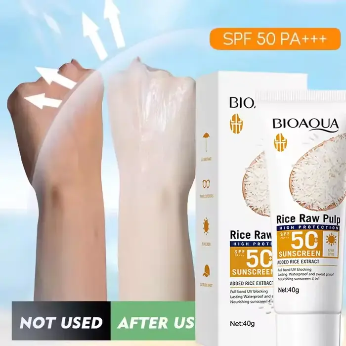 Crème solaire pour le visage SPF 50+