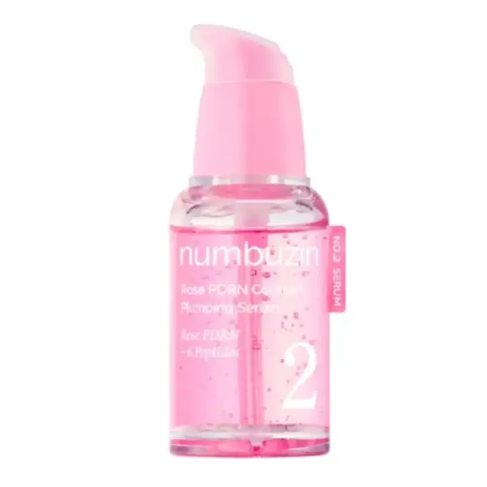 Ensemble de sérums numbuzin (N°2/3/4) - Rose PDRN/Bio-Rétinol bleu/Céramide AHA, sérums faciaux exfo