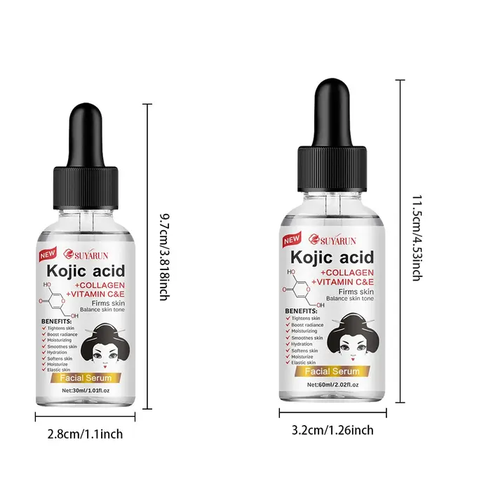 SUYARUN Sérum visage propolis VITAMIN E & Kojic Acid - Traitement anti-âge éclaircissant