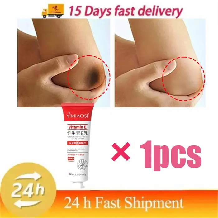 Crème Éclaircissante Vitamine E Anti-Mélanine pour Peaux Foncées – Efficace pour Éclaircir les Cuiss