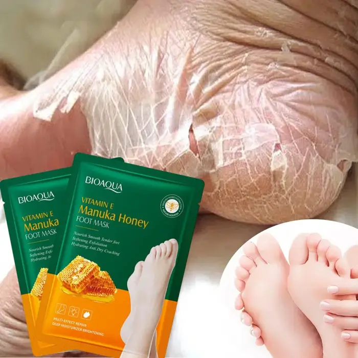 Masque pour les pieds à la vitamine E
