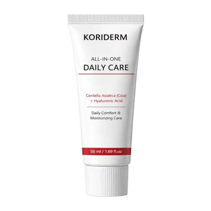 Crème visage à l'acide hyaluronique et à la centella asiatica, apaisante et réparatrice quotidienne,
