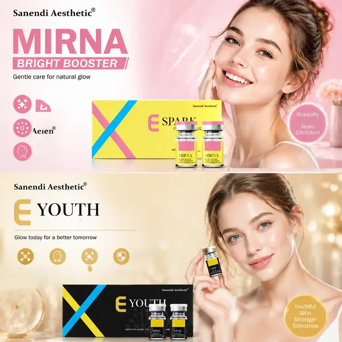 Sérum coréen Skin Booster EX-me pour une hydratation profonde du visage, ampoules lissantes eosome, solution liquide éclatante, essence Der.pen