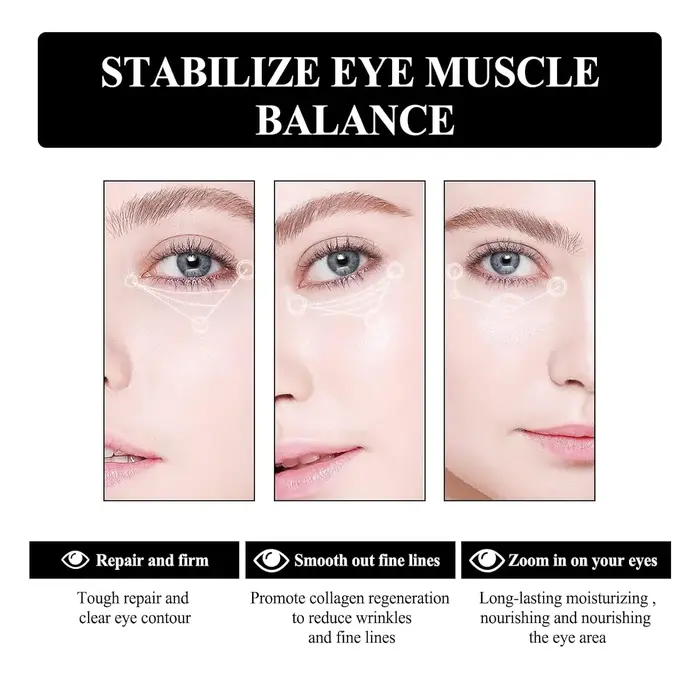 2 pièces Verfons 30G crème pour les yeux au Peptide de venin de serpent lisse les ridules