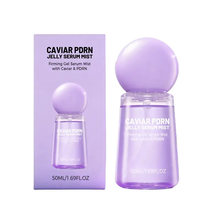 Sérum Visage au Caviar Raffermissant Hydratant PDRN – Brume de Sérum Gelée pour Améliorer le Teint T
