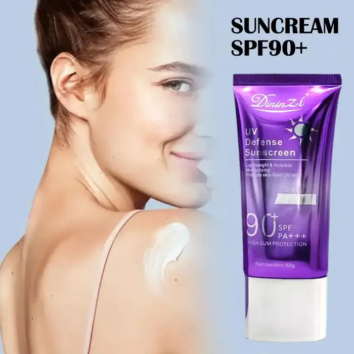 Crème solaire blanchissante pour le visage et le corps