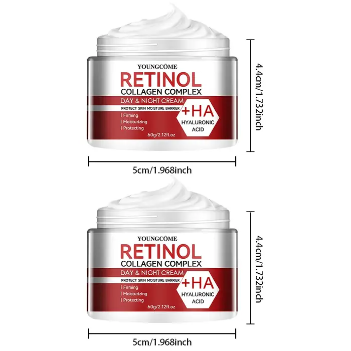 Crème hydratante de soin du visage au collagène au rétinol