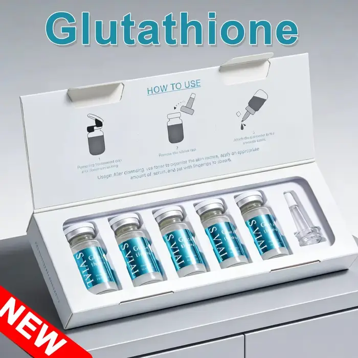 Essence d'ampoule éclaircissante au glutathion 4 ml × 5 - Sérum hydratant en profondeur pour l'élasticité de la peau