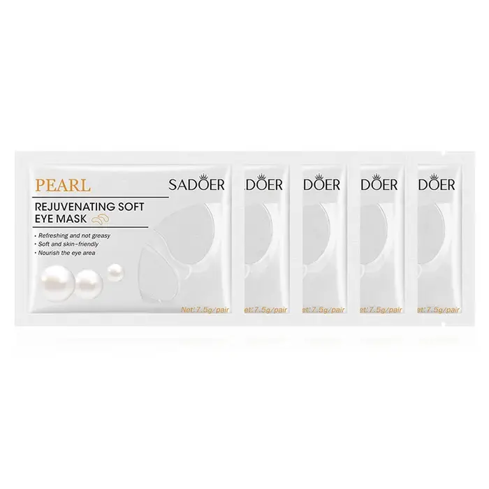 5/10 paires SADOER perle masque pour les yeux Anti cernes élimination yeux sacs blanchissant hydrata