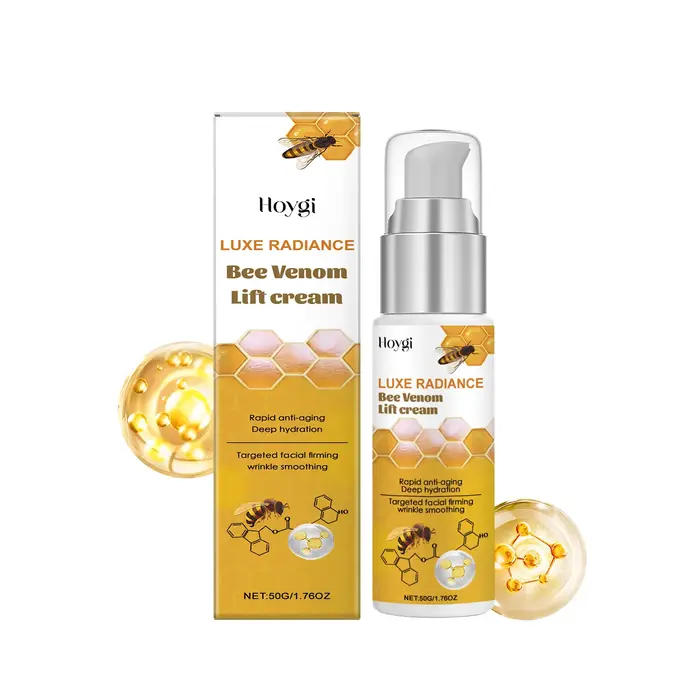 Crème pour le visage au venin d'abeille, raffermissante et hydratante, Anti-rides, crème de jour et 