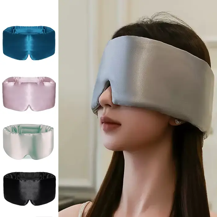 Masque de sommeil en soie de mûrier pour les yeux