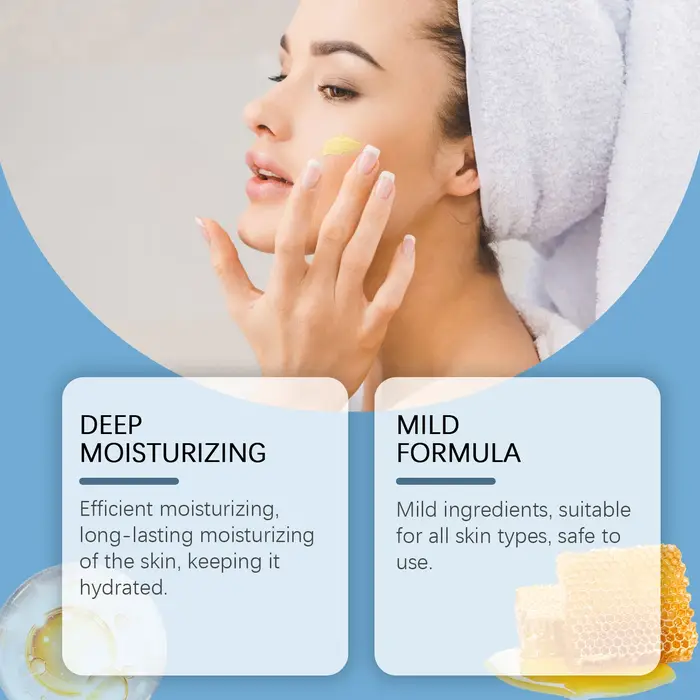 Crème pour le visage pour l'élimination de l'acné