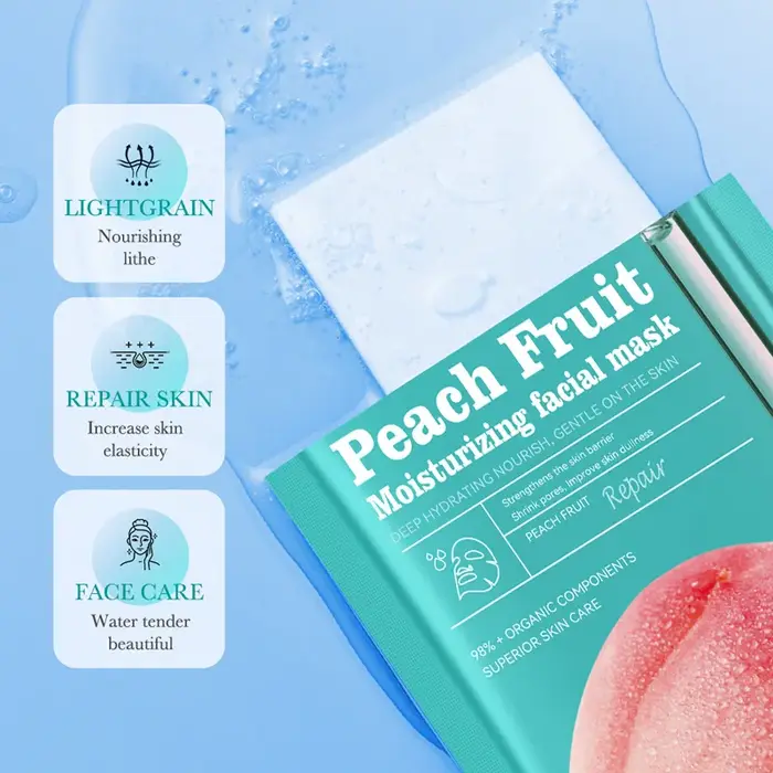 10 pièces SADOER fruits parfum Floral masque pour le visage hydratant raffermissant