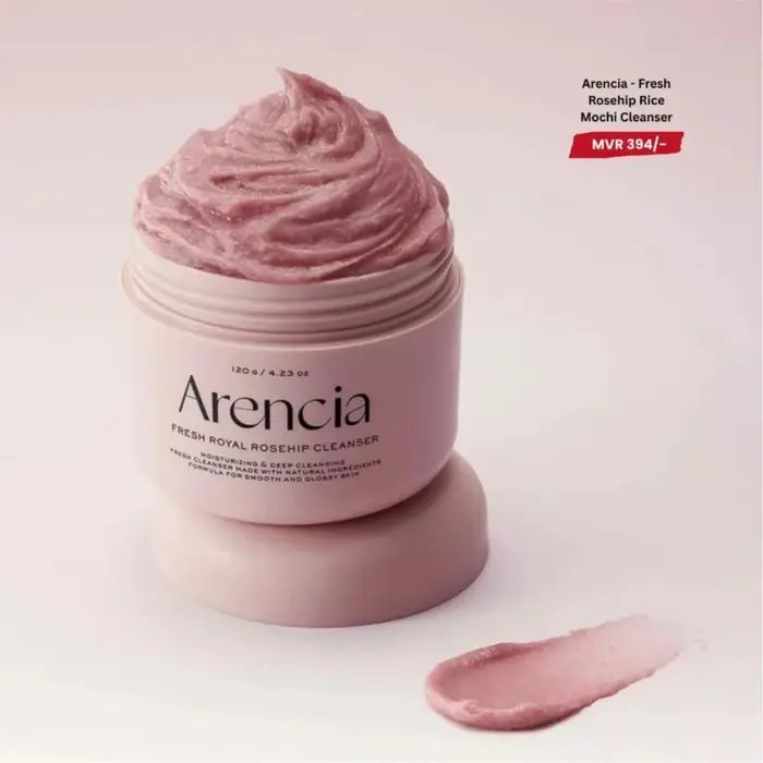 Nettoyant Mochi au riz frais Arencia 120g Hyssop bleu Thé vert Rose musquée Camomille Nettoyage en profondeur doux Hydratant Peau éclatante