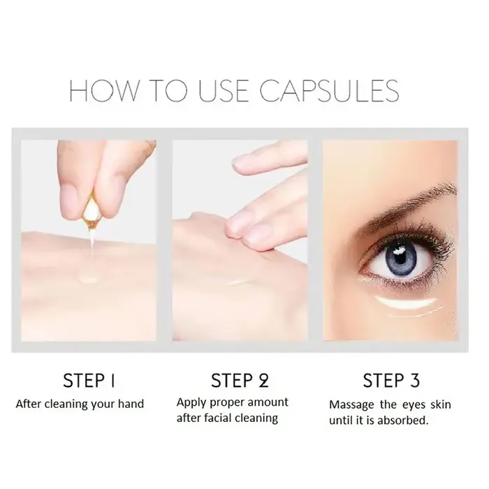 Capsule de sérum pour les yeux du sixième Peptide