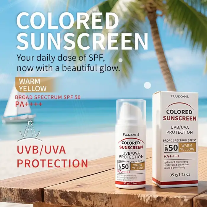 Crème solaire teintée SPF 50 PA++++