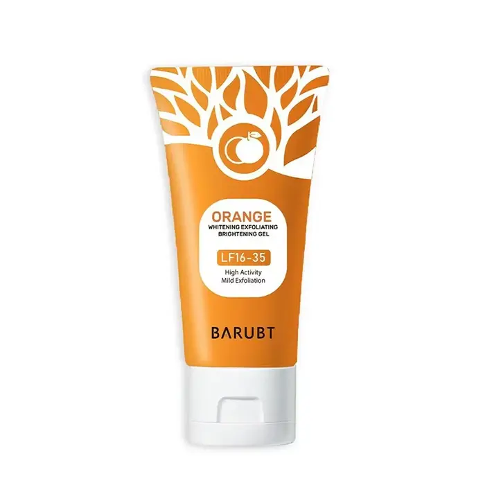 Gel exfoliant Orange pour le visage gommage corporel Gel nettoyant exfoliant hydratant pour le visag