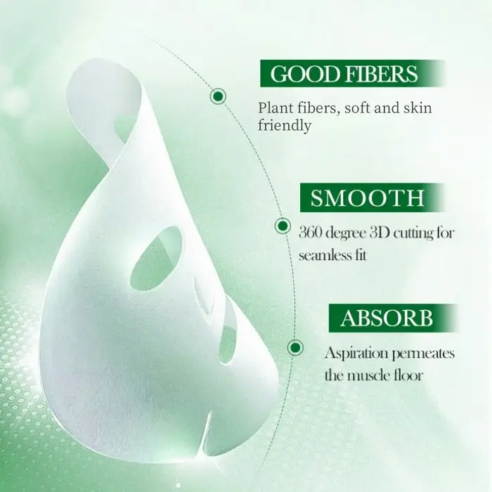 Masque hydratant à l'aloe vera en multi-pack