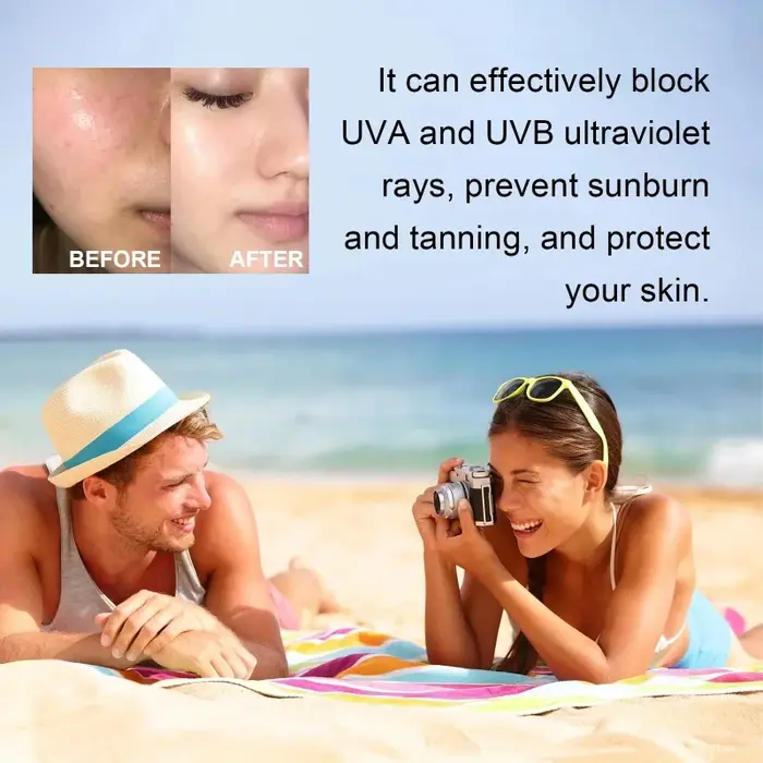 Crème solaire anti-UV SPF50+ hydratante, améliore le teint terne, prévient les coups de soleil, éclaircit la peau, soin coréen 30g