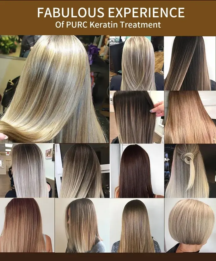 PURC traitement capillaire à la kératine brésilienne lissage lissant
