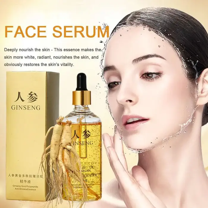Sérum pour le visage au Ginseng doré