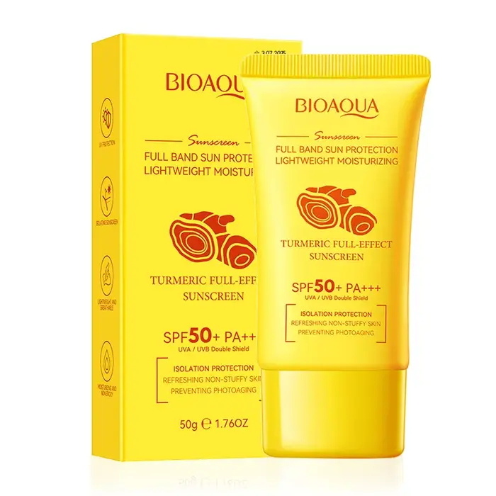 BIOAQUA spf 50 crème solaire pour visage corps cou bloqueur solaire Anti rides crèmes blanchissantes