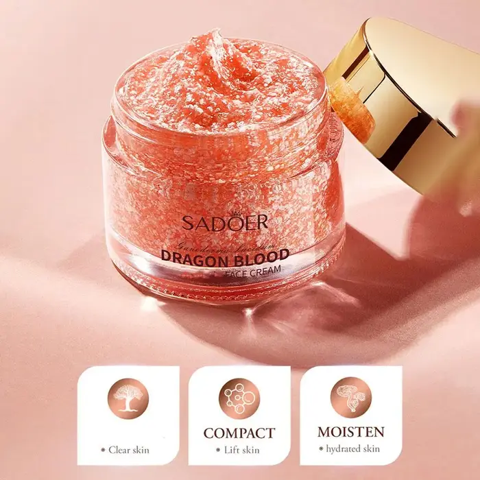 SADOER 1/2/3 pièces crème de sang de Dragon hydratant pour le visage produits de soins de la peau hydratants sérum de réparation d'acide hyaluronique