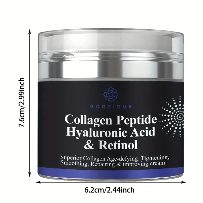 Crème peptidique au collagène