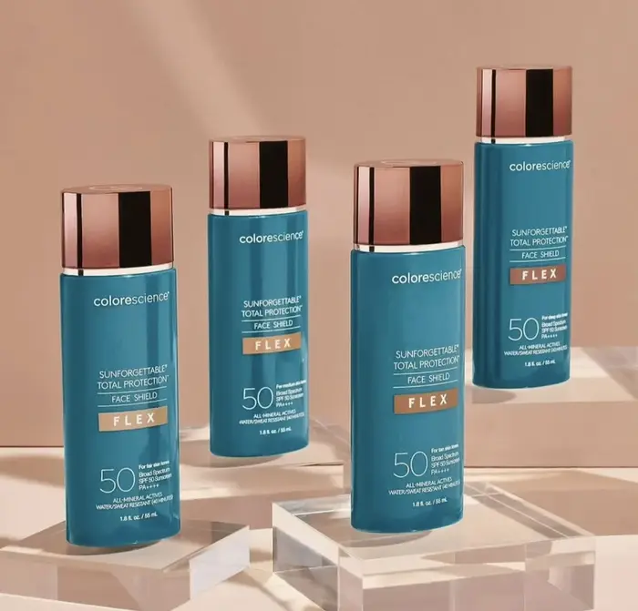 Colorescience Sunforgettable Total Protection Face Shield Flex SPF 50 Crème solaire pour les tons de peau clairs à