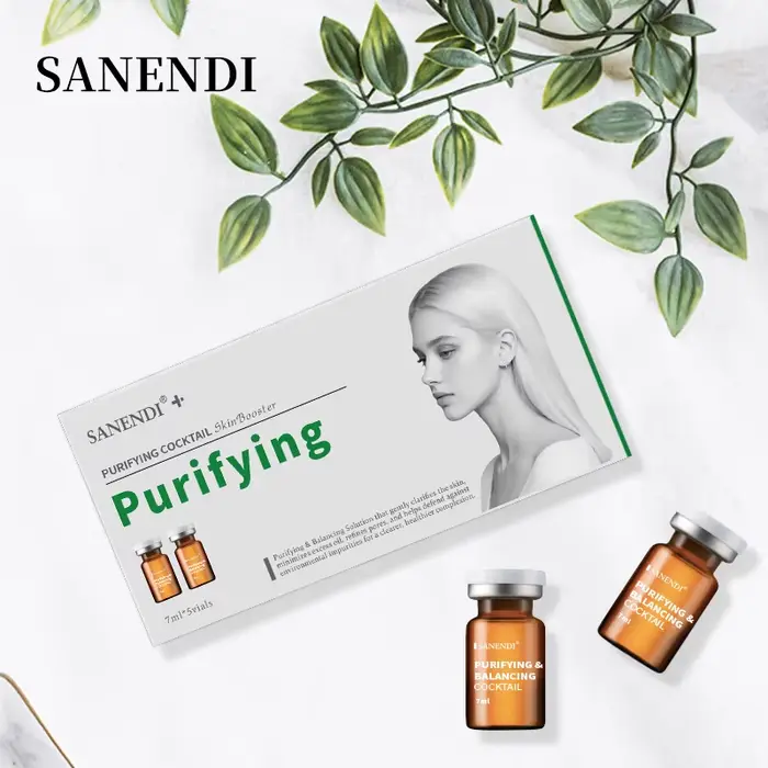 Sanendi sérum à Cocktail pour Ampoule faciale acide hyaluronique Dermapen purifiant hydratant Skinbo