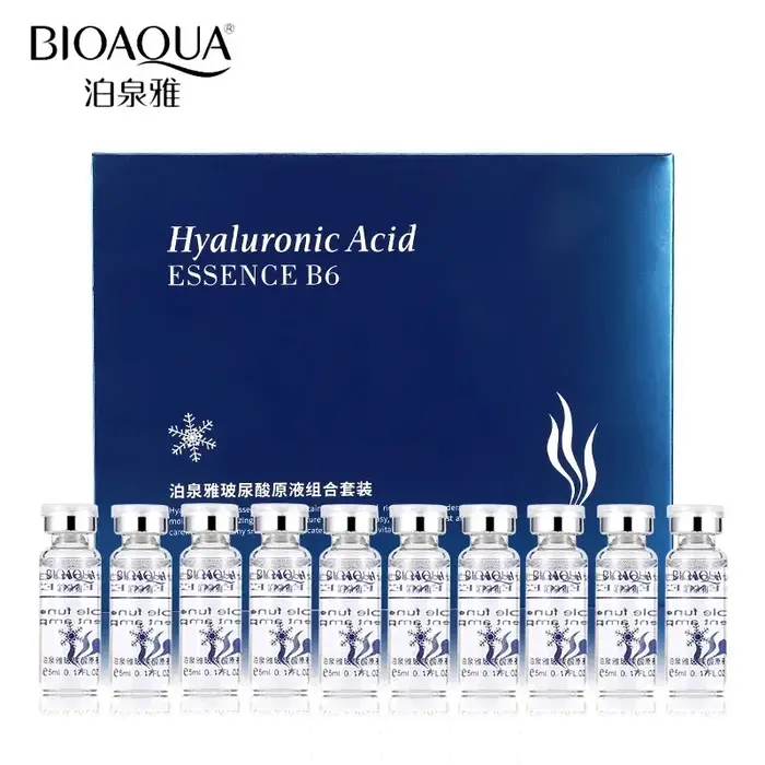 BIOAQUA 10 pièces/lot vitamines hydratantes acide hyaluronique sérum soins de la peau du visage Anti