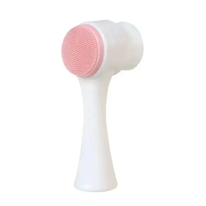 Brosse nettoyante faciale double face manuelle