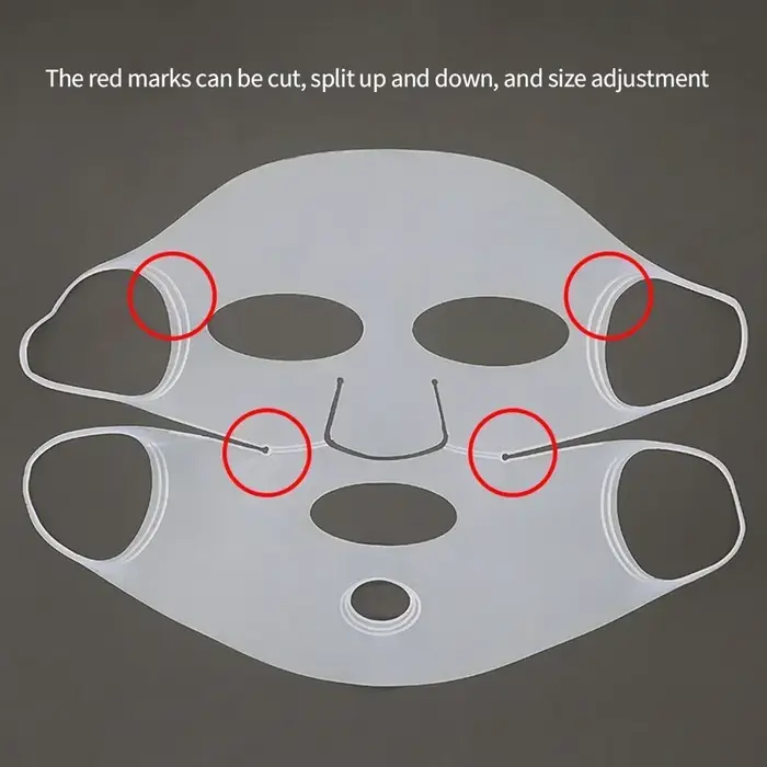 Masque facial en Silicone réutilisable