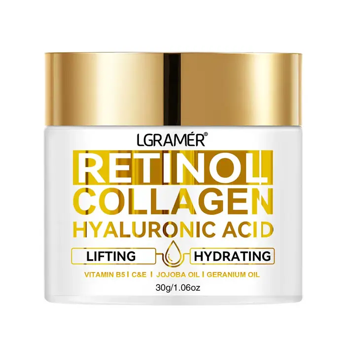 Rétinol Anti-âge crème pour le visage hydratant dissolvant de rides collagène acide hyaluronique crè