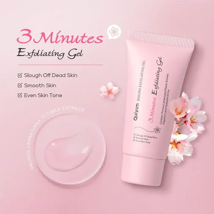 Gel exfoliant Sakura, gommage facial