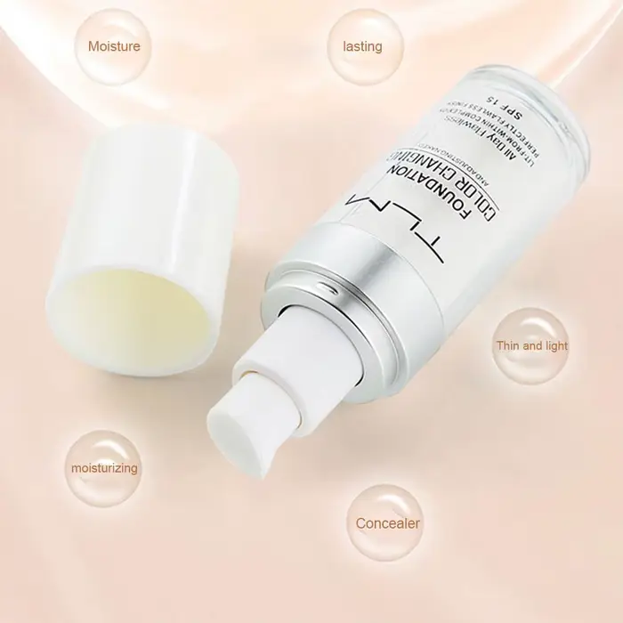 1/2 pièces 30ml teinté hydratant léger fond de teint transparent SPF