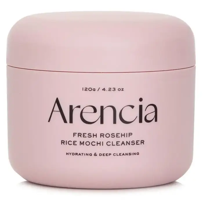 Nettoyant Visage Arencia Rice Mochi Hydratant Doux au Hyssop Bleu, Thé Vert et Rose Musquée pour une